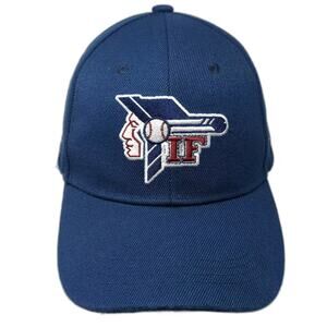 BWM Global Baseball Cap Blue White Strapback OS Hat Idaho Heart Institute